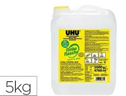 Colle uhu twist&glue sans solvant transparente multi-materiaux bidon de 5kg