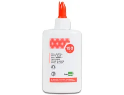 Colle vinylique liderpapel blanche travaux manuels papier autres matériaux rapide adhérence sans solvant pot 150ml