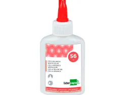 Colle vinylique liderpapel blanche travaux manuels papier autres matériaux rapide adhérence sans solvant pot 56ml