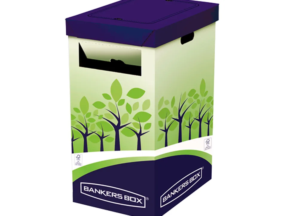 Collecteur fellowes bankers box vertical carton 600x300x500mm multicolor