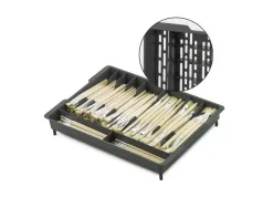 Compartiment pour bac de rangement polypropylene 10 emplacements environ 150 pinceaux