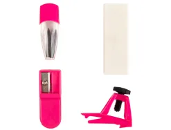 Compas liderpapel adaptateur universel mines taille-mines et gomme coloris assortis