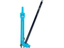Compas liderpapel articulé adaptateur universel circonférence 38cm longueur 14cm mine 2mm étui coloris assortis
