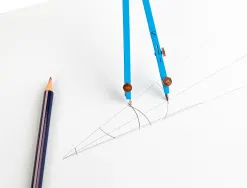 Compas liderpapel articulé adaptateur universel circonférence 38cm longueur 14cm mine 2mm étui coloris assortis