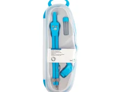 Compas liderpapel articulé adaptateur universel circonférence 38cm longueur 14cm mine 2mm étui coloris assortis