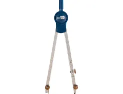 Compas liderpapel articulé 1 branche circonférence 38cm longueur 12.5cm bague mine 2mm étui platique