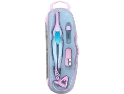 Compas liderpapel lock device adaptateur universel et mines coloris rose clair