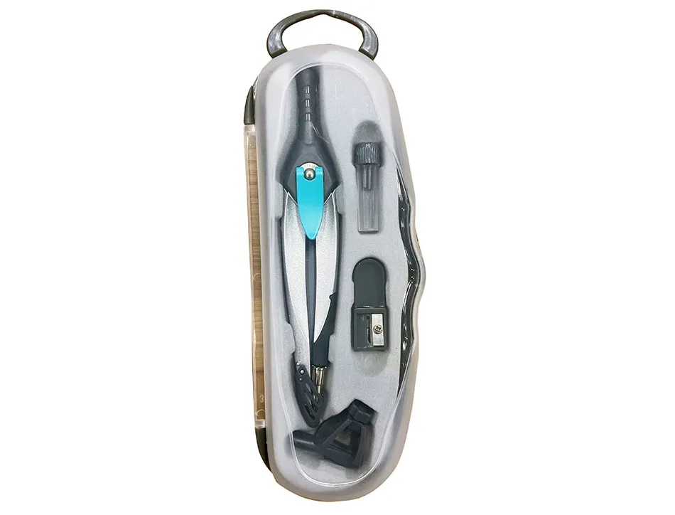 Compas liderpapel lock device adaptateur universel et mines coloris gris