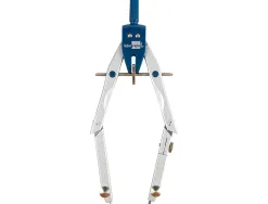 Compas liderpapel micrométrique articulé 2 branches circonférence 38cm longueur 17cm bague mines 2mm étui