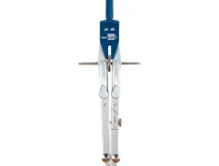 Compas liderpapel micrométrique articulé 2 branches circonférence 38cm touche réglage rapide bague mine 2mm étui