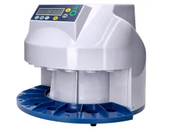 Compteuse trieuse monnaie q-connect électronique libre ou par lot 216u/minute 4 chiffres led 355x266x330mm 4.5kg