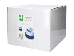 Compteuse trieuse monnaie q-connect électronique libre ou par lot 216u/minute 4 chiffres led 355x266x330mm 4.5kg