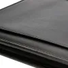 Conférencier a4 calculatrice plastique fermeture éclair pochette téléphone portable 4 anneaux 40mm 35,5x26x1cm noir