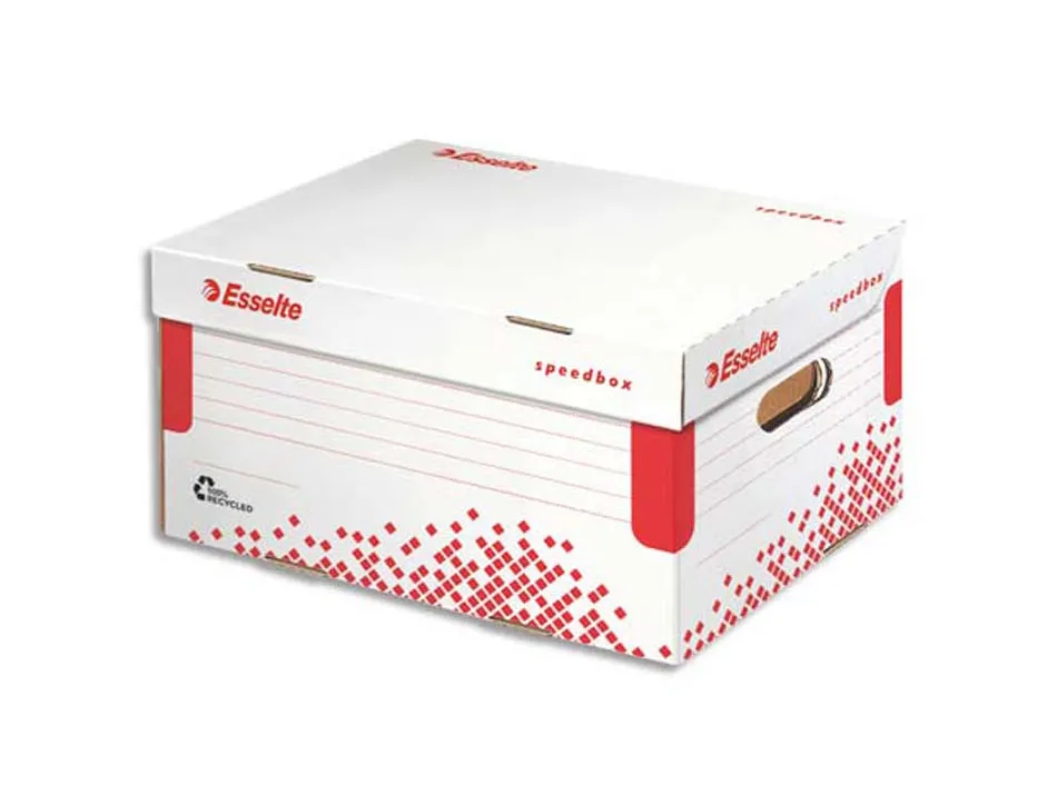 Conteneur esselte speed box taille m 36,7 x 32,5 x 26,3 cm