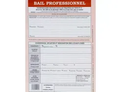 Contrat bail professionnel weber diffusion 8 pages 1 état lieux 1 caution solidaire