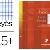 Copie double clairefontaine a5+ 170x220mm papier vélin velouté 100p 90g séyès perforées étui verni