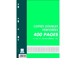 Copies doubles cambridge perforees a4 400 pages 70 g seyes
