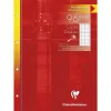 Copies doubles clairefontaine perforees deficients visuels 21x29,7cm 100p seyes noir 2,5mm
