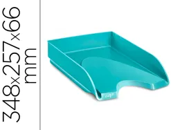 Corbeille courrier cep riviera polystyrene antichoc superposable verticale / escalier 348x257x66mm vert