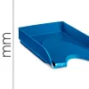 Corbeille courrier cep riviera polystyrene antichoc superposable verticale / escalier 348x257x66mm bleu