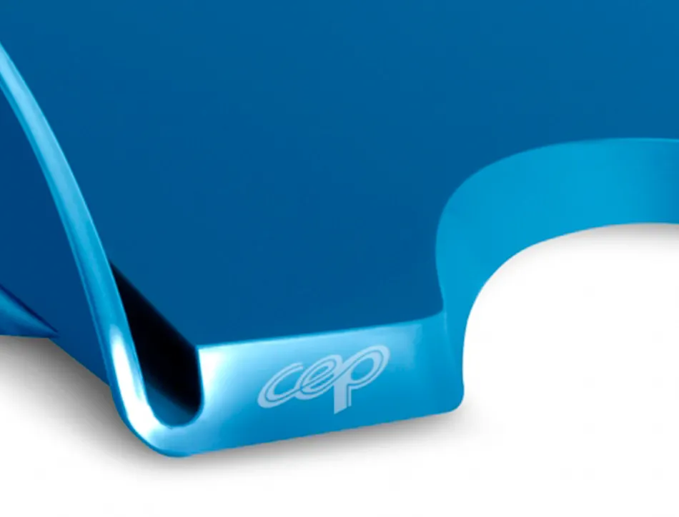 Corbeille courrier cep riviera polystyrene antichoc superposable verticale / escalier 348x257x66mm bleu