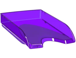 Corbeille à courrier cep happy polystyrène antichoc a4 superposable verticale/escalier 348x257x66mm coloris ultra violet