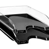 Corbeille à courrier cep polystyrène antichoc superposable verticale/escalier option 4 rehausses 350x255x65mm noir