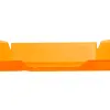 Corbeille à courrier q-connectpolypropylène documents a4+ 240x320mm empilable 350x255x65mm coloris orange transparent