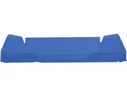 Corbeille à courrier q-connectpolypropylène documents a4+ 240x320mm empilable 350x255x65mm coloris bleu transparent