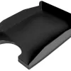 Corbeille à courrier q-connectpolypropylène documents a4+ 240x320mm empilable 350x255x65mm coloris noir opaque