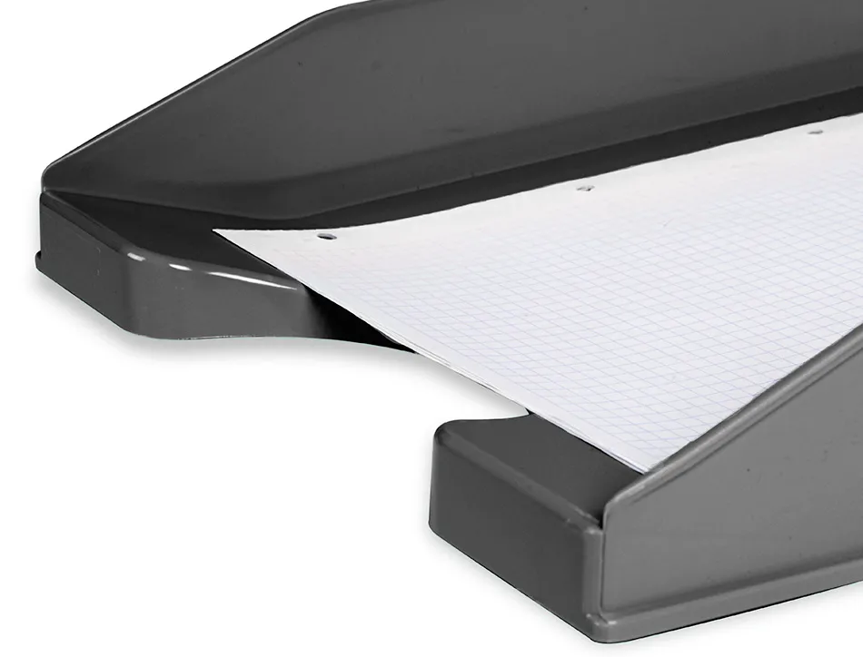 Corbeille à courrier q-connectpolypropylène documents a4+ 240x320mm empilable 350x255x65mm coloris noir opaque