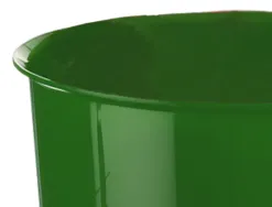 Corbeille à papier q-connect plastique résistant 16l 310x290mm coloris vert opaque