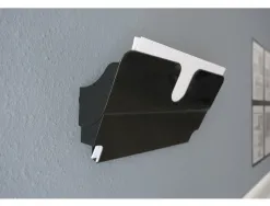 Corbeille a courrier durable flexiplus murale format a4 paysage 1 compartiment charge 2kg coloris noir