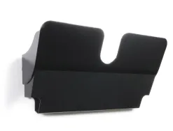 Corbeille a courrier durable flexiplus murale format a4 paysage 1 compartiment charge 2kg coloris noir