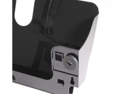 Corbeille a courrier durable flexiplus murale format a4 paysage 1 compartiment charge 2kg coloris noir