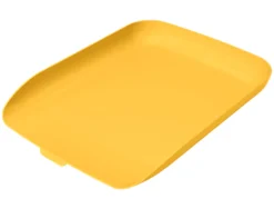 Corbeille a courrier leitz cosy plastique jaune 358x268x43mm