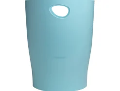 Corbeille a papier exacompta ecobin skandi capacite 15l coloris bleu givre