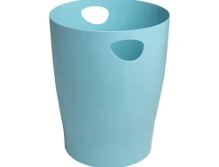 Corbeille a papier exacompta ecobin skandi capacite 15l coloris bleu givre