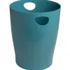 Corbeille a papier exacompta ecobin skandi capacite 15l coloris bleu pacifique