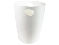Corbeille a papier exacompta ecobin office capacite 15l coloris blanc