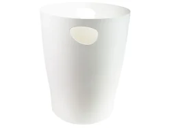 Corbeille a papier exacompta ecobin office capacite 15l coloris blanc