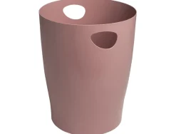Corbeille a papier exacompta ecobin skandi capacite 15l coloris vieux rose