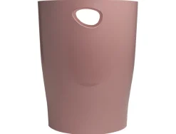 Corbeille a papier exacompta ecobin skandi capacite 15l coloris vieux rose