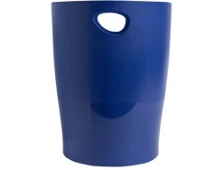Corbeille a papier exacompta ecobin beeblue capacite 15l coloris bleu marine