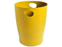Corbeille a papier exacompta ecobin beeblue capacite 15l coloris safran