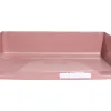 Corbeille courrier exacompta combo styli skandi a4+ superposable verticale/escalier coloris vieux rose