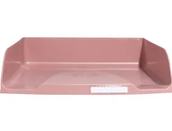 Corbeille courrier exacompta combo styli skandi a4+ superposable verticale/escalier coloris vieux rose