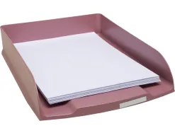 Corbeille courrier exacompta combo styli skandi a4+ superposable verticale/escalier coloris vieux rose