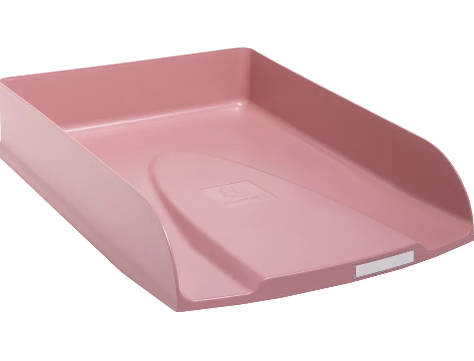 Corbeille courrier exacompta combo styli skandi a4+ superposable verticale/escalier coloris vieux rose