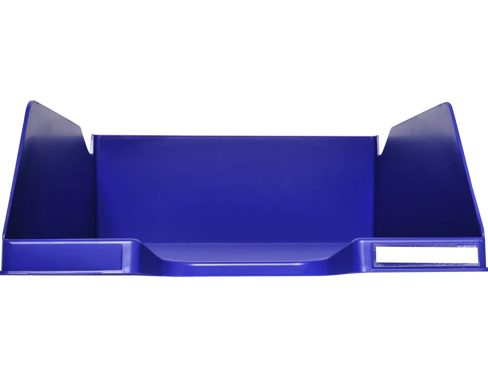 Corbeille courrier exacompta maxi-combo office superposable verticale/escalier coloris bleu nuit